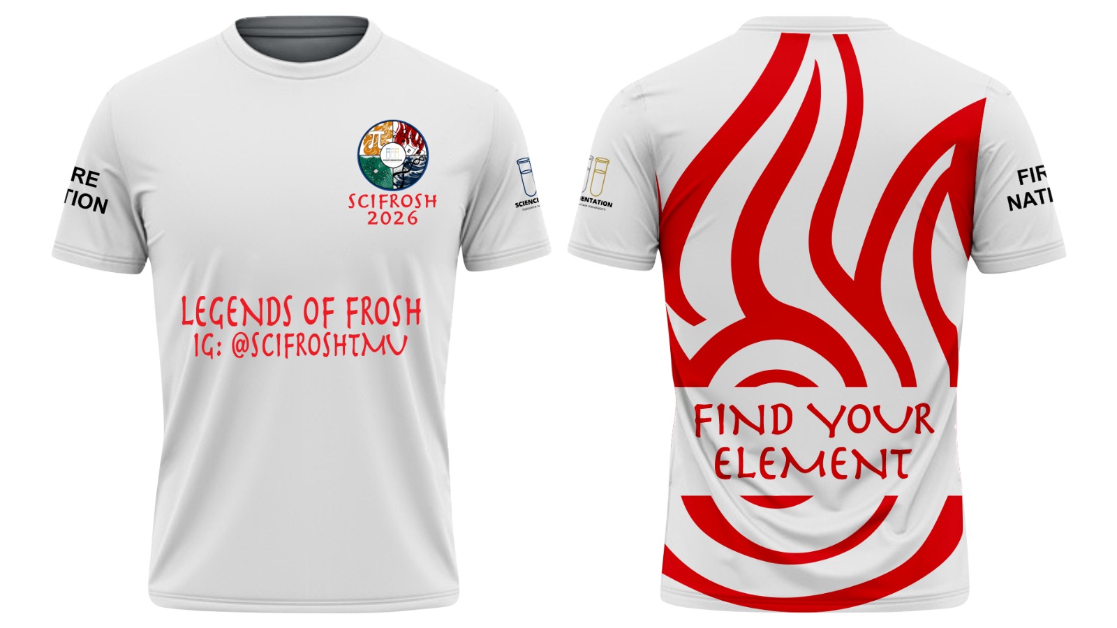 Finished Northern Threads sublimated Fire shirt